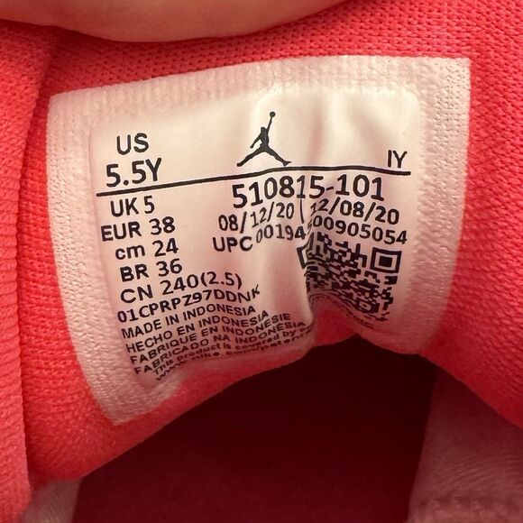 Air Jordan 12 Retro GS Arctic Pink Punch Shoes - Picture 9 of 9